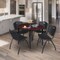Regency Kahlo Round Table & Chair Sets, 36 W, 36 L, 29 H, Wood, Metal, Plastic Top, Mahogany TPL36RNDMHBK47BK - alternate 4